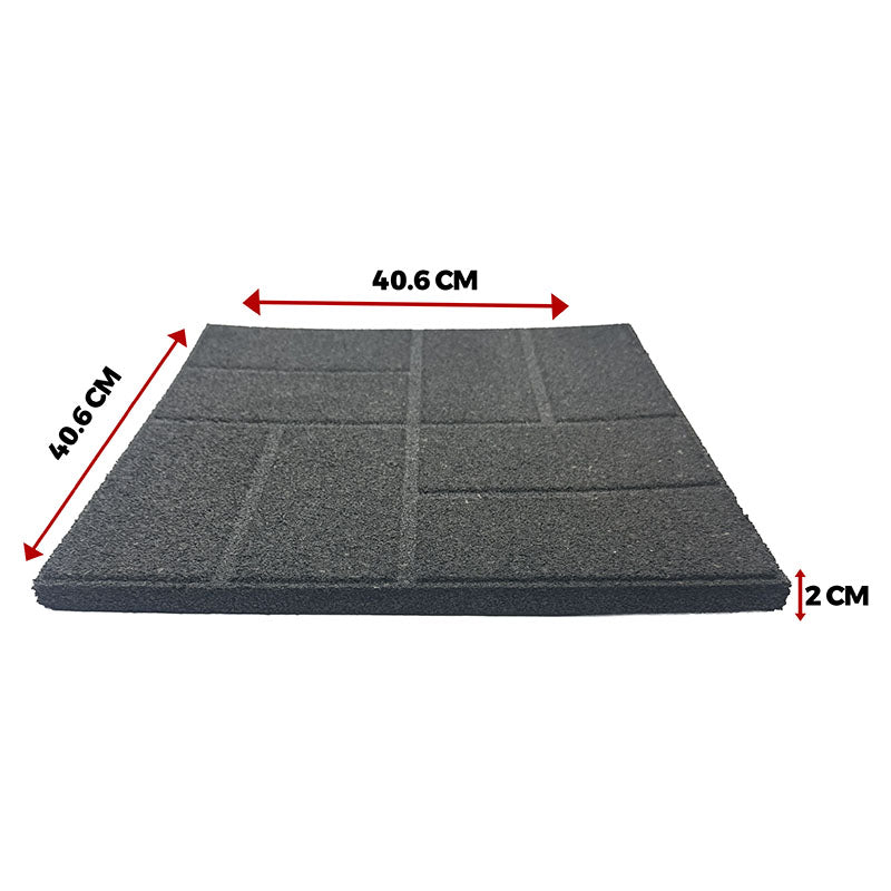 SBR grey rubber residential flooring – Ferretería EPA