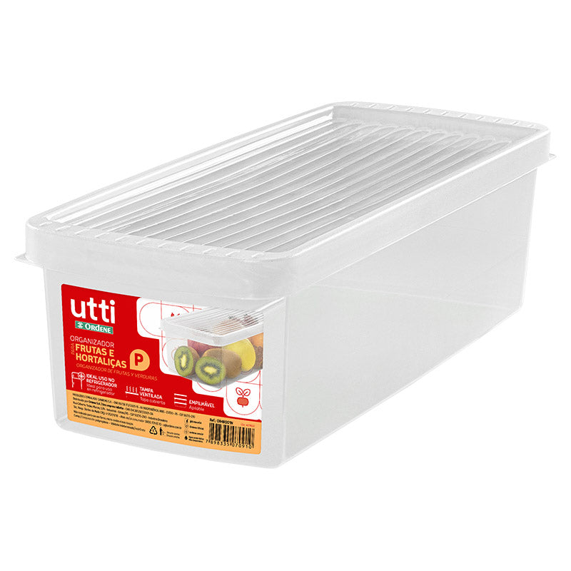 Transparent plastic food container 10.5 x 14.5 x 35.5 cm Utti