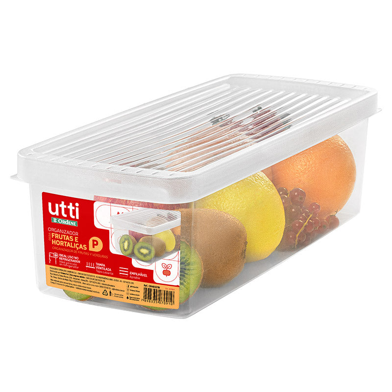 Transparent plastic food container 10.5 x 14.5 x 35.5 cm Utti