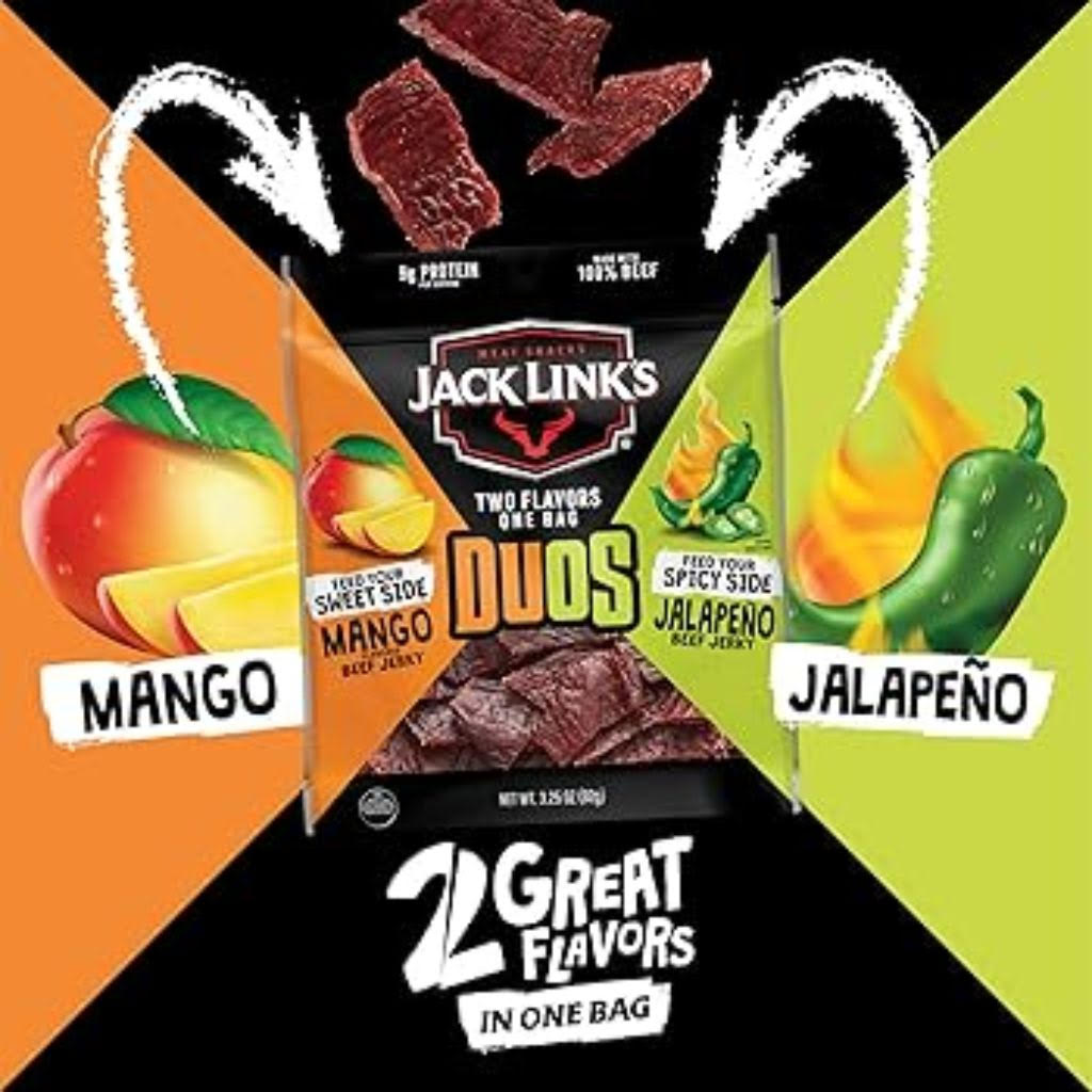 Trocitos carne duo mango jalapeño 3.25 oz Jack Links