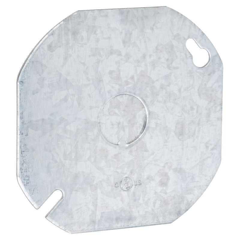 EMT octagonal box cover 1-1/2" 38.1 mm - 3/4" 19.05 mm 1 mm UL Tezza