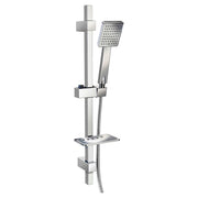 Ducha de mano con barra 1 modalidad de riego con manguera flexible 1,5 m cromado Aqua Nuova