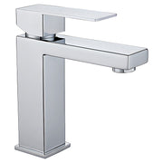 Murcia low-spout single-lever basin faucet, chrome-plated silver with lever handle