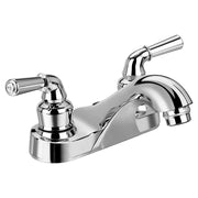 4" low arc chrome silver lavatory mixer with lever handle