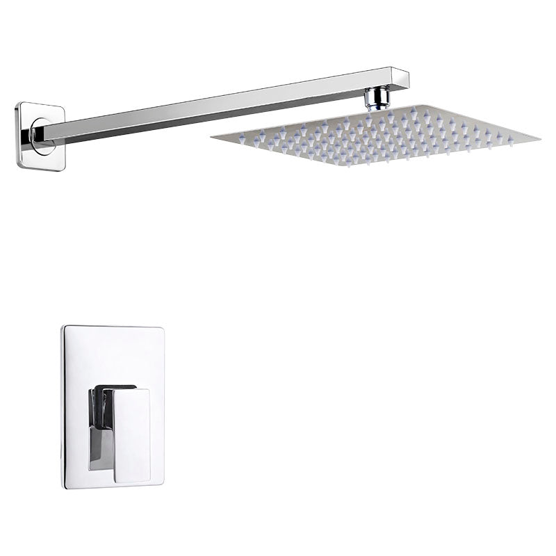 Set de ducha Madrid 1 mando plata cromado manilla palanca Aqua Nuova