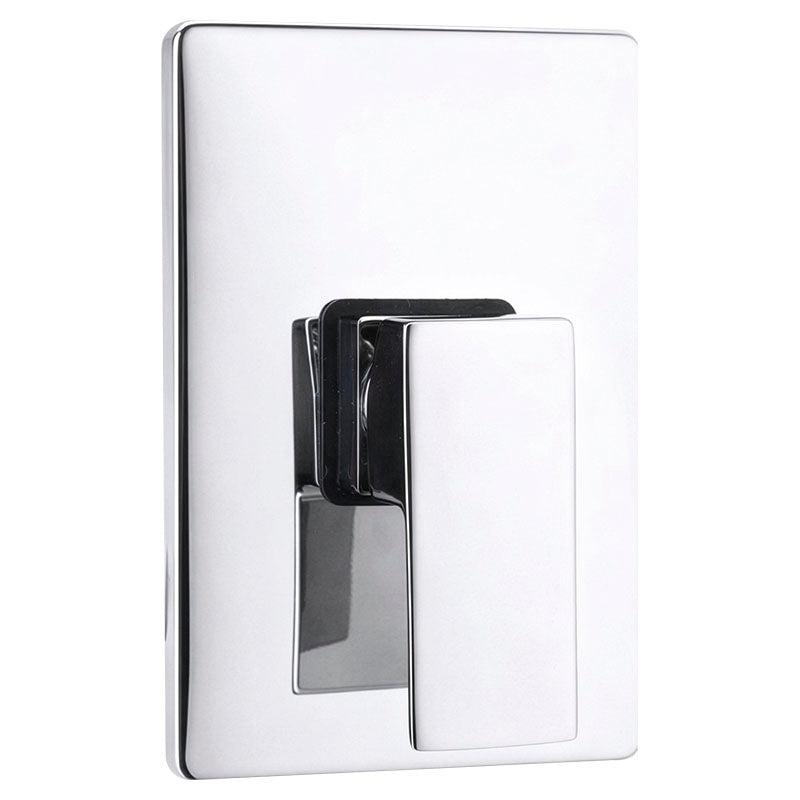 Set de ducha Madrid 1 mando plata cromado manilla palanca Aqua Nuova