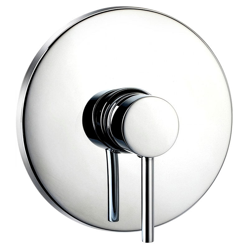 Set de ducha Barcelona 1 mando plata cromado con manilla palanca Aqua Nuova