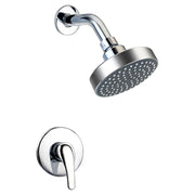 Set de ducha Barcelona 1 mando cromado con manilla palanca Aqua Nuova