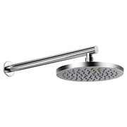 Set de ducha con brazo redonda 20 cm ABS plata cromado Aqua Nuova