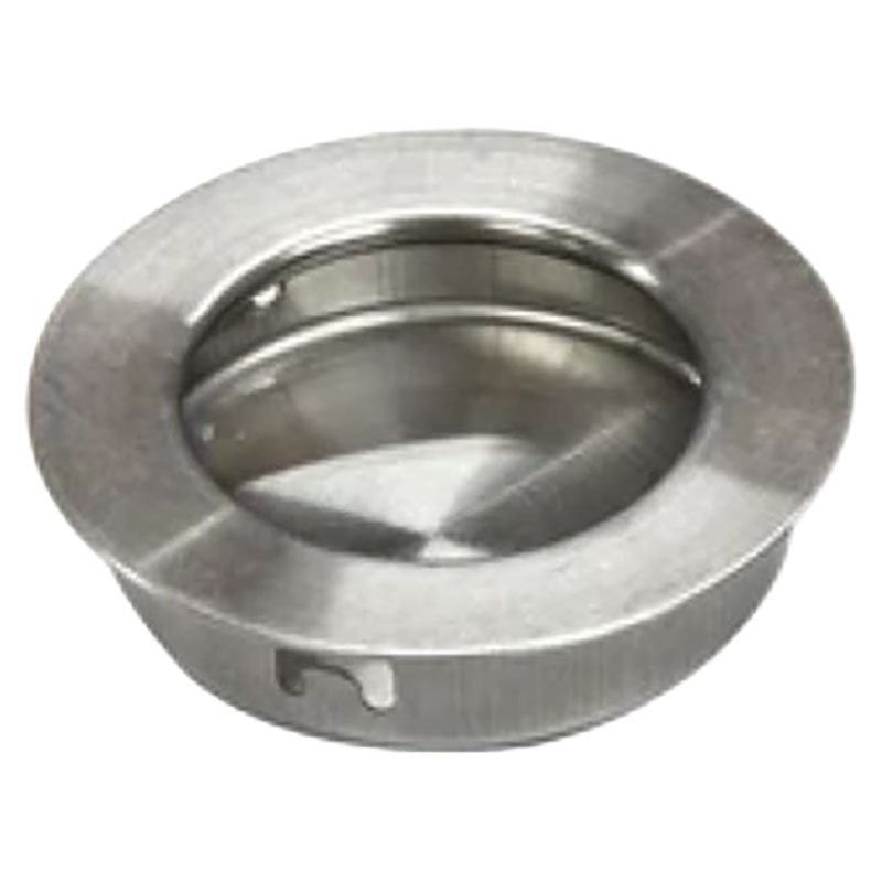 Bonuit embeddable round knob 201 brushed silver steel 3.5 cm