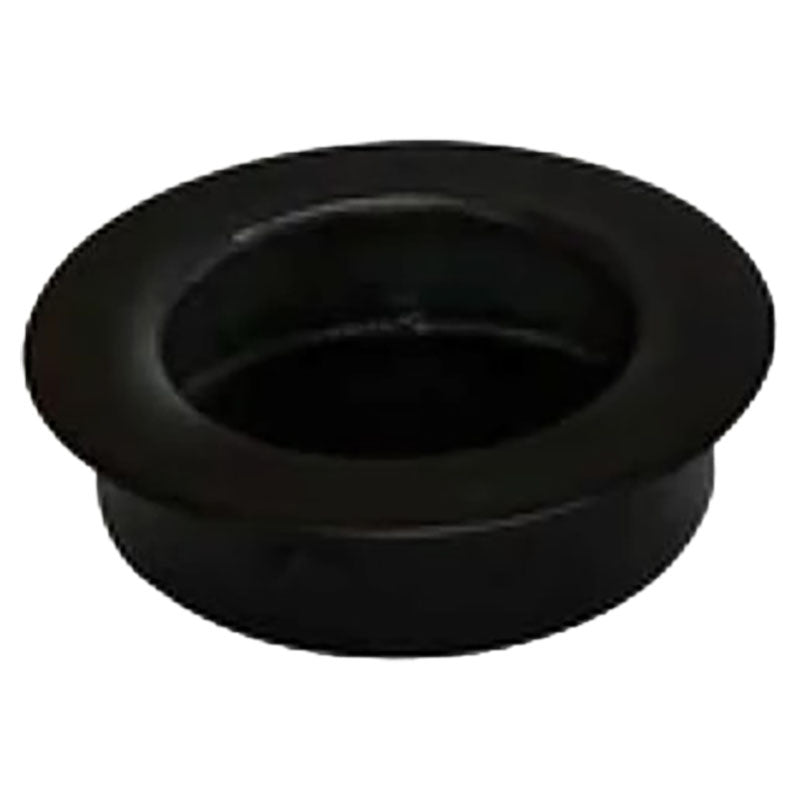 Perilla para incrustar Bonuit circular acero 201 negro cepillado 3,5 cm