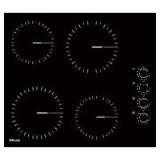 Drija 4-burner ceramic electric hob 58 x 8 x 51 cm