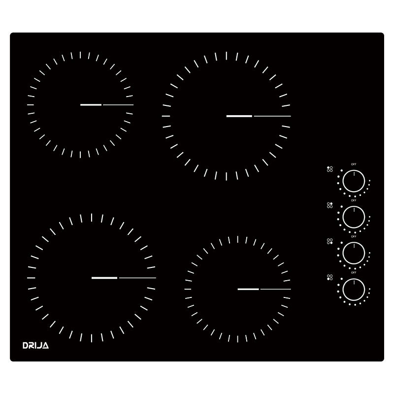 Drija 4-burner ceramic electric hob 58 x 8 x 51 cm