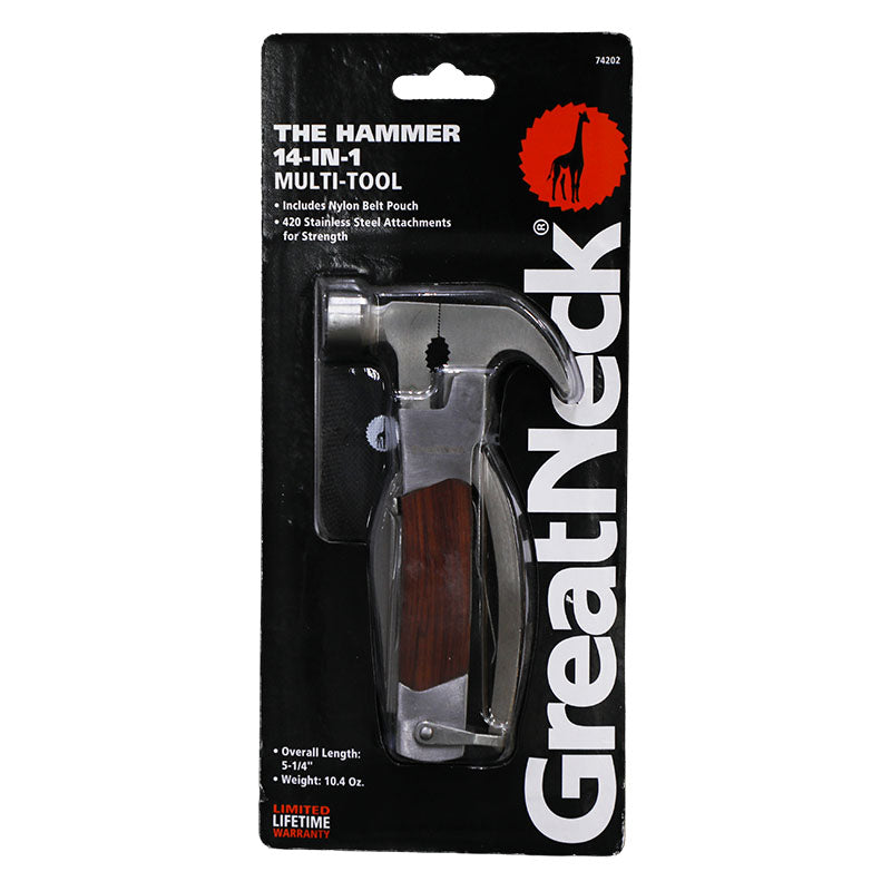 Martillo multiherrmienta 14 en 1 GreatNeck