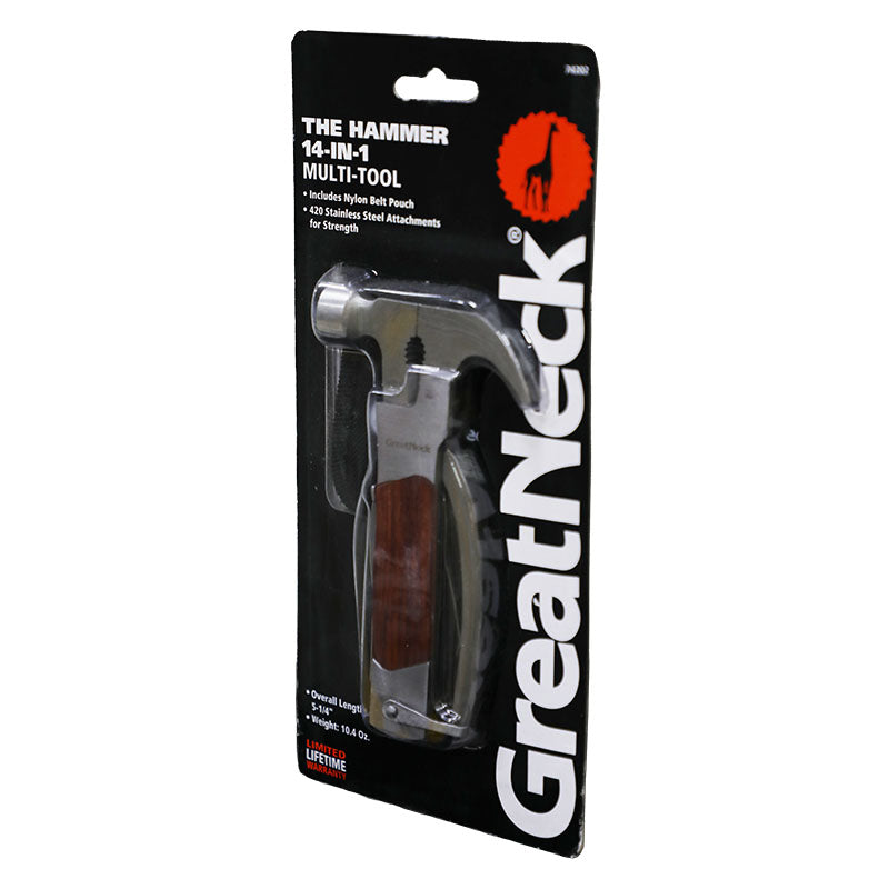 Martillo multiherrmienta 14 en 1 GreatNeck