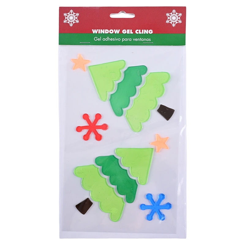 Adhesivo de gel navideño árbol de navidad