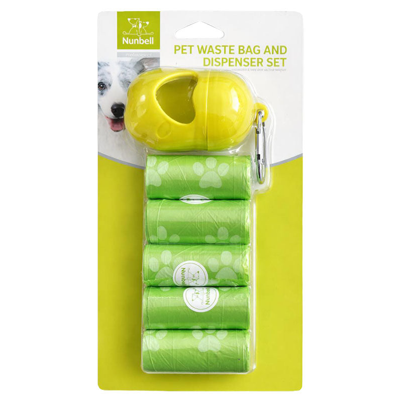 75 waste bags with dispenser