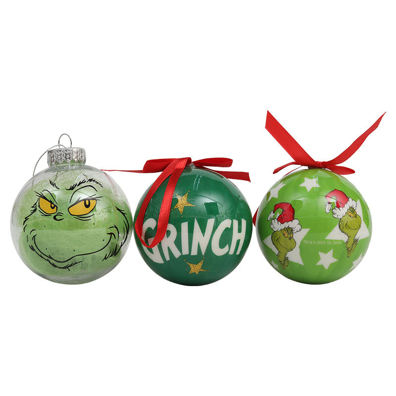 Set 15 esferas El Grinch 8 cm
