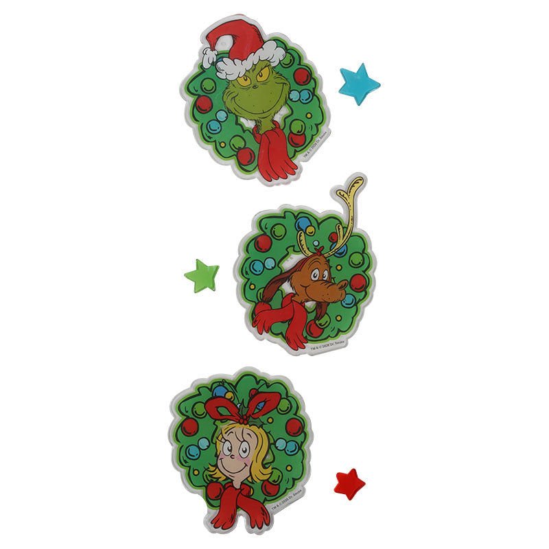 The Grinch gel clings 6" x 15"