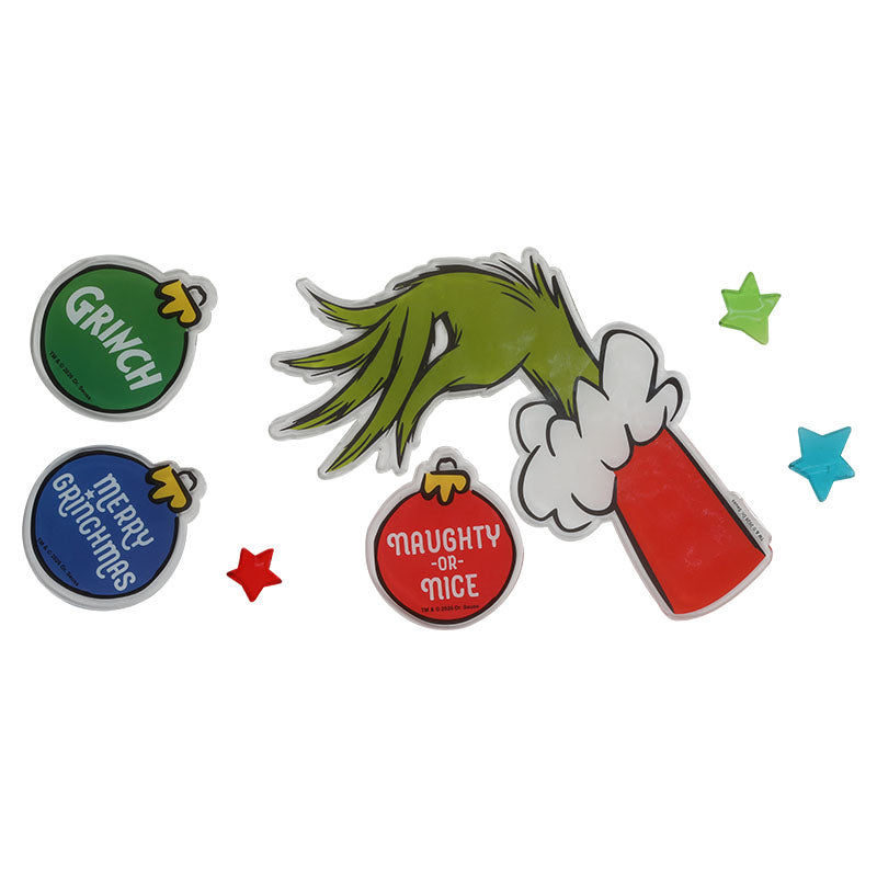 The Grinch gel clings 6" x 15"