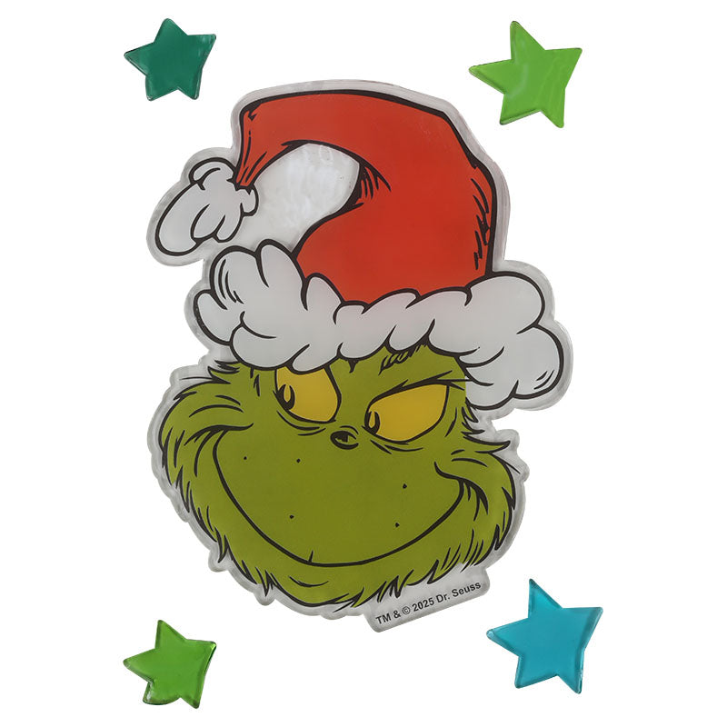 The Grinch Gel Clings 6" x 8"