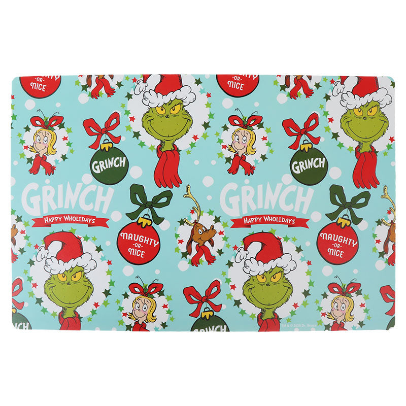 Set para mesa El Grinch celestes