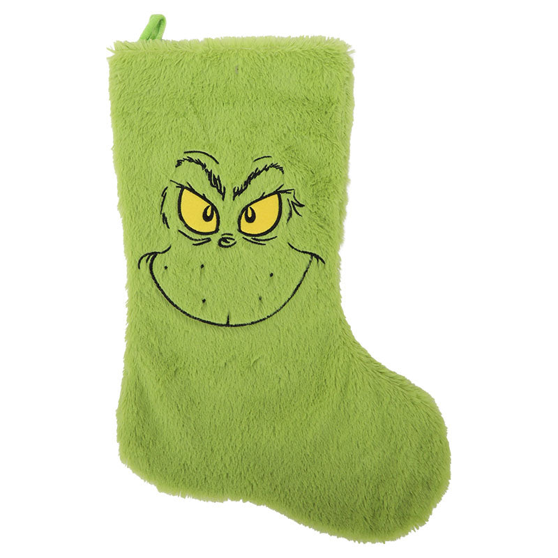 Calcetín navideño El Grinch 32 x 44 cm