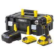 Taladro rotacional inalámbrico 1/2" 20 V Stanley.