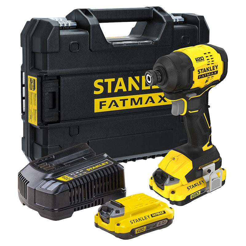 Atornillador de impacto inalámbrico 1/4" 20 V Stanley