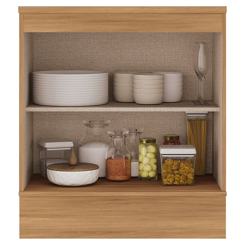 Alma Cabinet 90 x 80 x 51 cm wood-grain cedar
