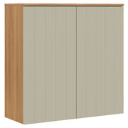 Alma wall cabinet 78.5 x 80 x 30 cm cedar and woody sage