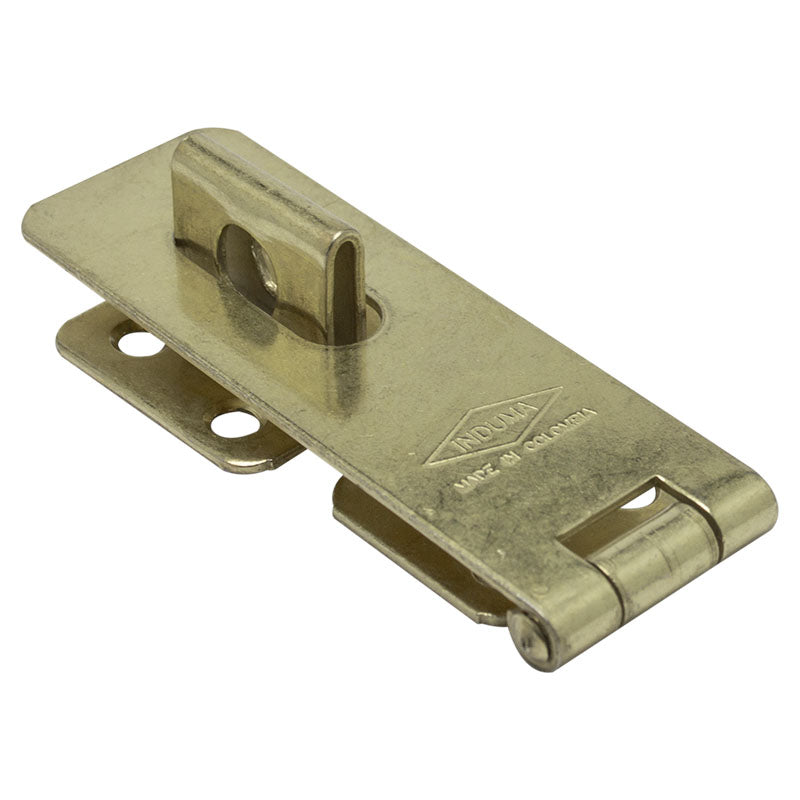 Aldaba de acero dorado 8 x 3.4 cm (2 1/2")