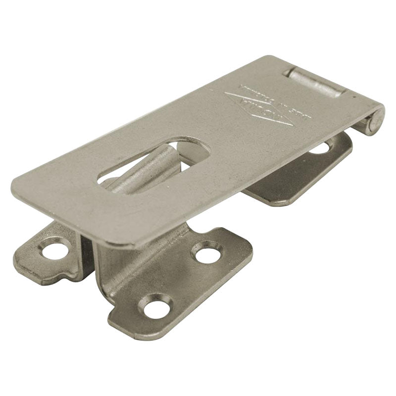 Satin nickel steel door knocker 8 x 3.4 cm (2 1/2")