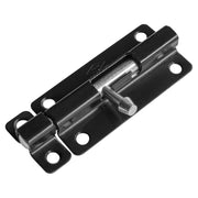 Black steel bolt 6.4 x 5 cm (2")