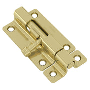 Gold-plated steel bolt 6.95 x 4 cm (3")