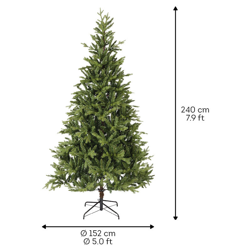 Árbol de navidad 240 cm 2386 puntas
