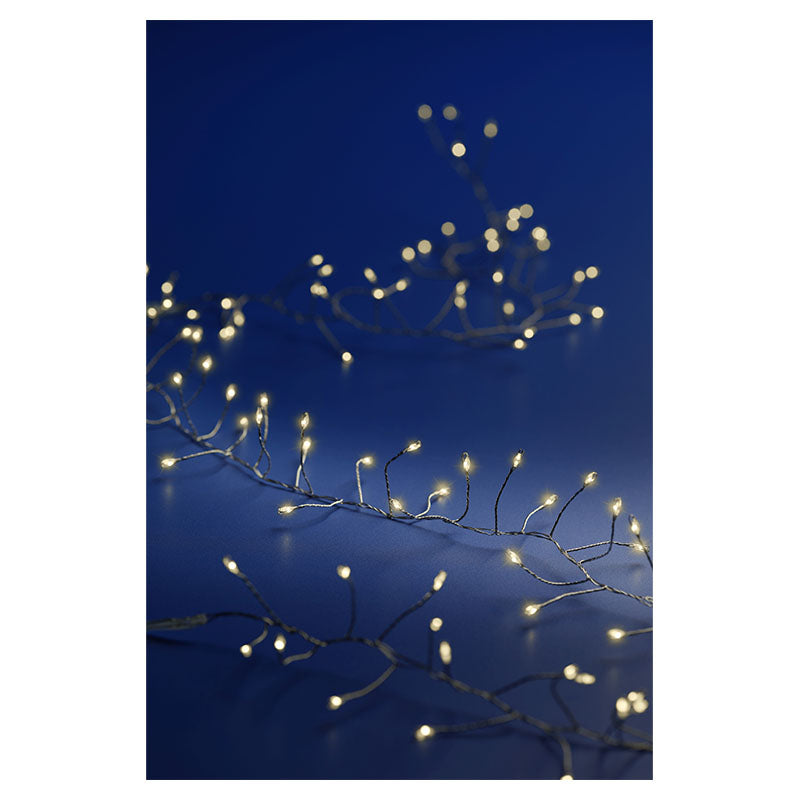 Serie de luces navideñas Micro LED 30 luces 1,2 m blanco frío