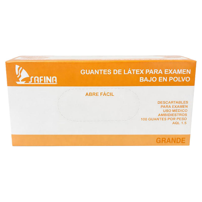 Guantes de latex L 100 und Safina
