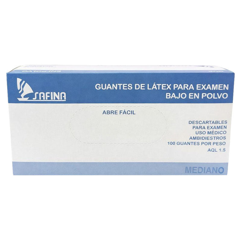 Guantes de latex M 100 und Safina