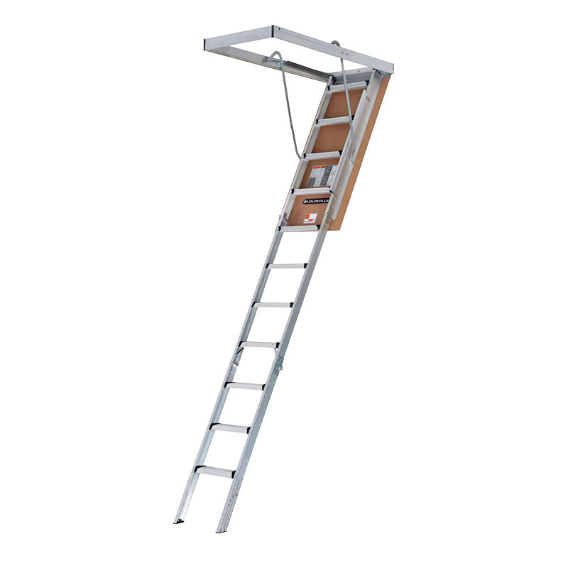 Escalera para ático aluminio de 2,36 a 3,12 m (marco 22,5" X 54")