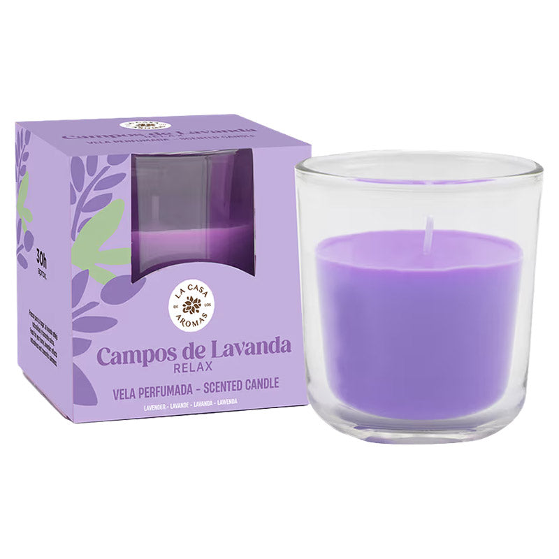 Vela perfumada lavanda