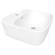 Santorini white square vessel sink 14 x 40 x 40 cm