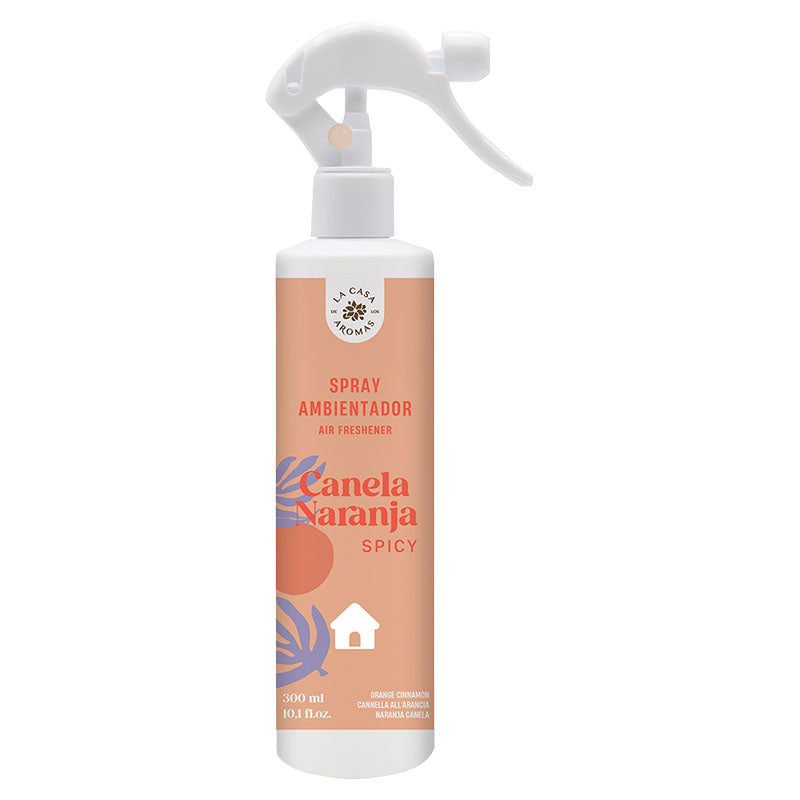 Spray aromatizante para hogar canela naranja 300 ml