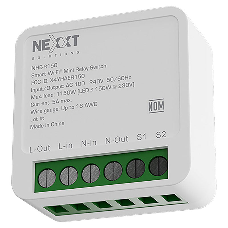 Nexxt Solutions Wi-Fi Smart Relay Switch