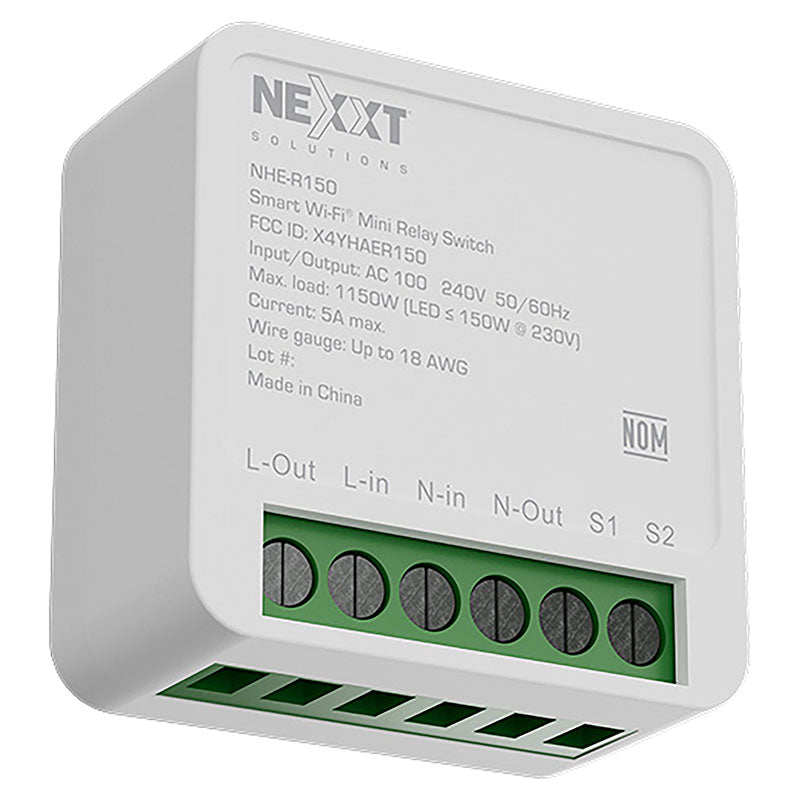 Nexxt Solutions Wi-Fi Smart Relay Switch
