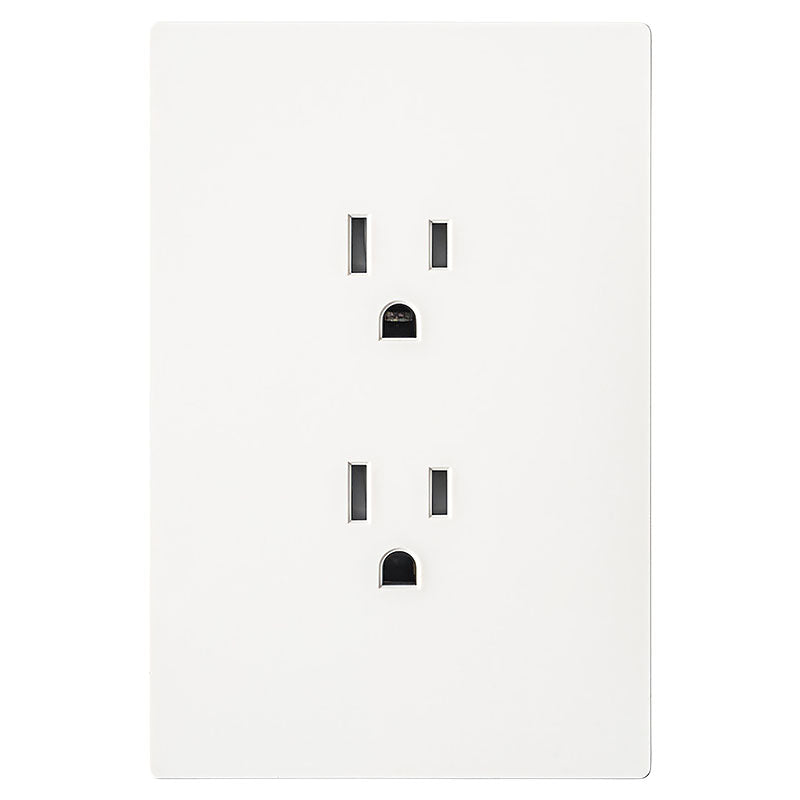 Toma doble americano 15 A 125 V empotrado blanco Eagle Altiva completo