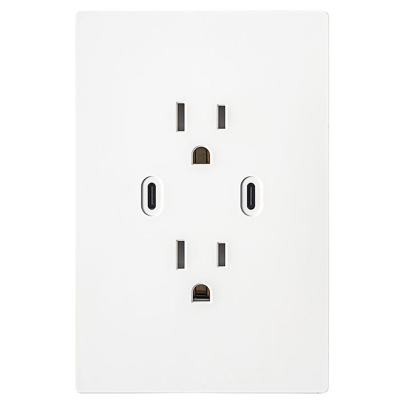 Tomacorriente con USB-C blanco Eagle Altiva 125 V Toma: 16 A / USB-C: 3,1 A