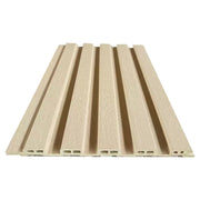 Panel ranurado WPC 290 x 15.6 cm beige 0.45 m2