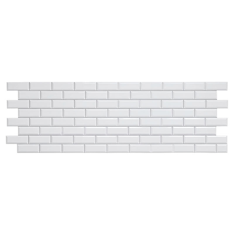 21 x 7 cm White Subway ceramic tile 0.93 m2