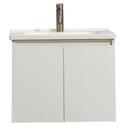Mueble de baño Niza MDF 80 x 46 x 86 cm Nogal incluye lavamanos de cerámica, espejo y desagüe